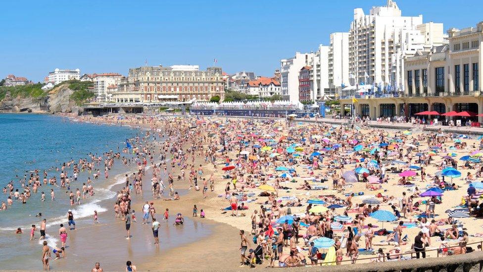 Beach in France