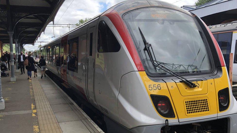 Greater Anglia train at Hertford