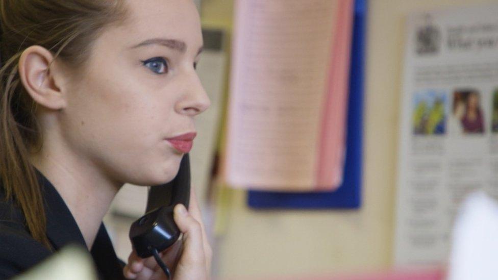 Ellie takes a call from a bereaved family