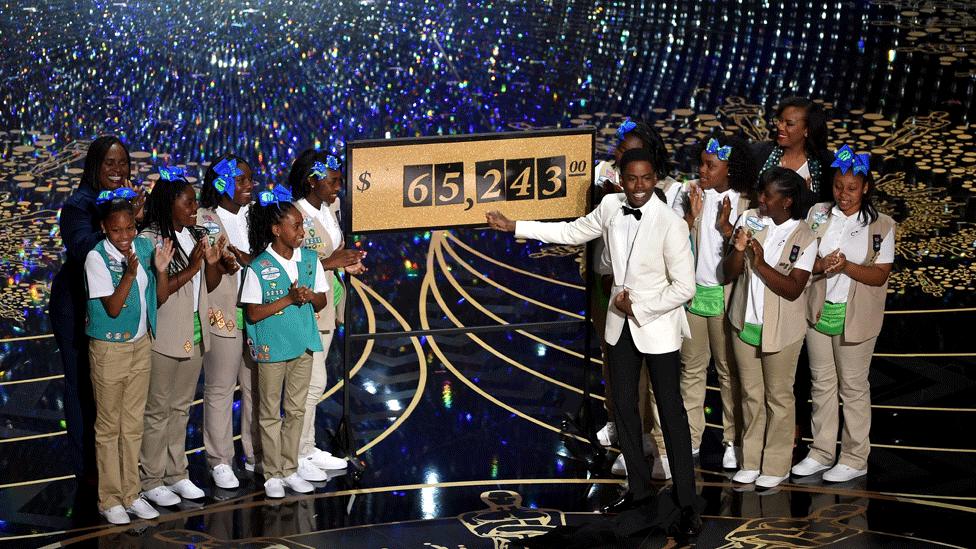 Chris Rock and girl scouts