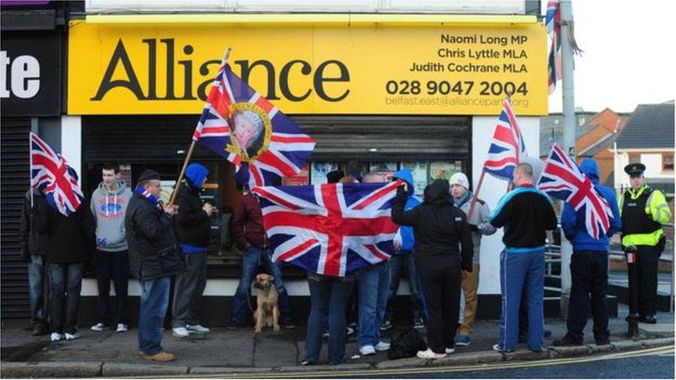 Flag protests