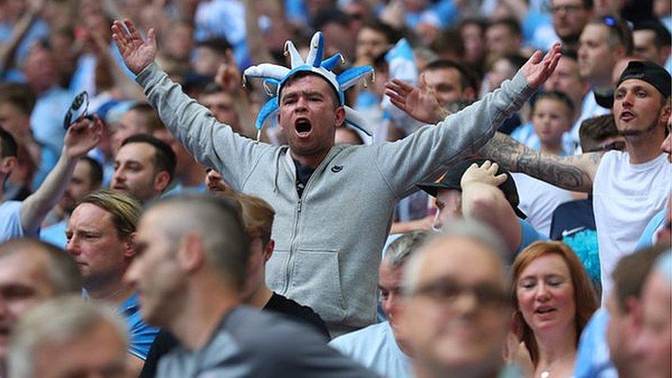 Coventry City fans at Wembley