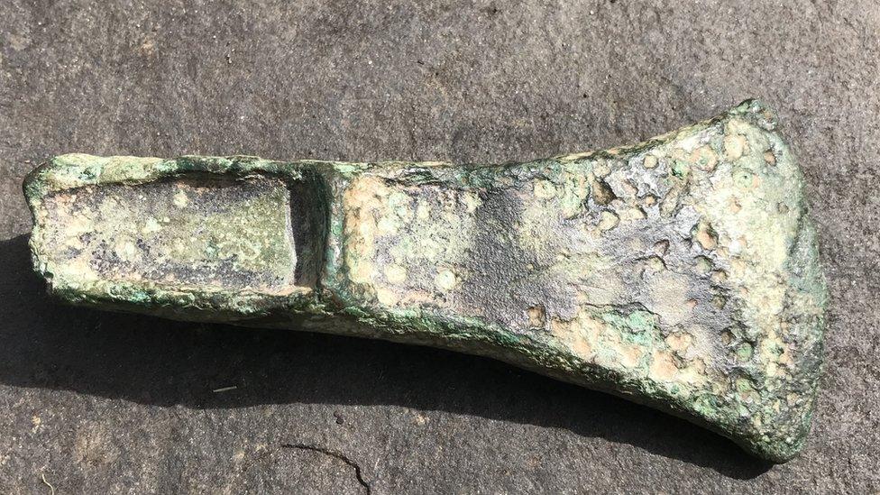 Bronze Age axe head