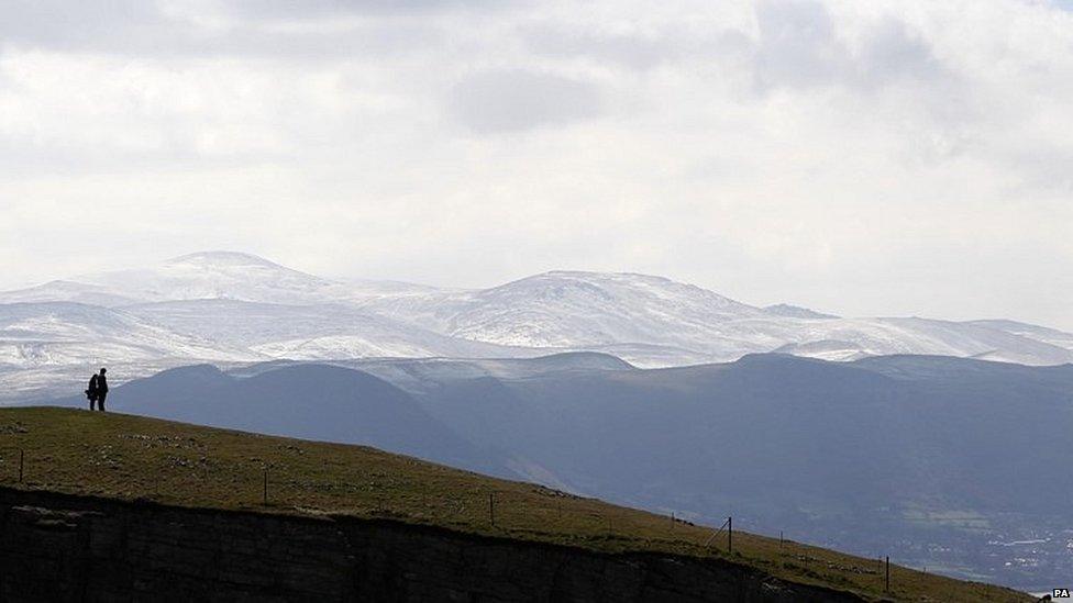 A couple in Snowdonia National Park