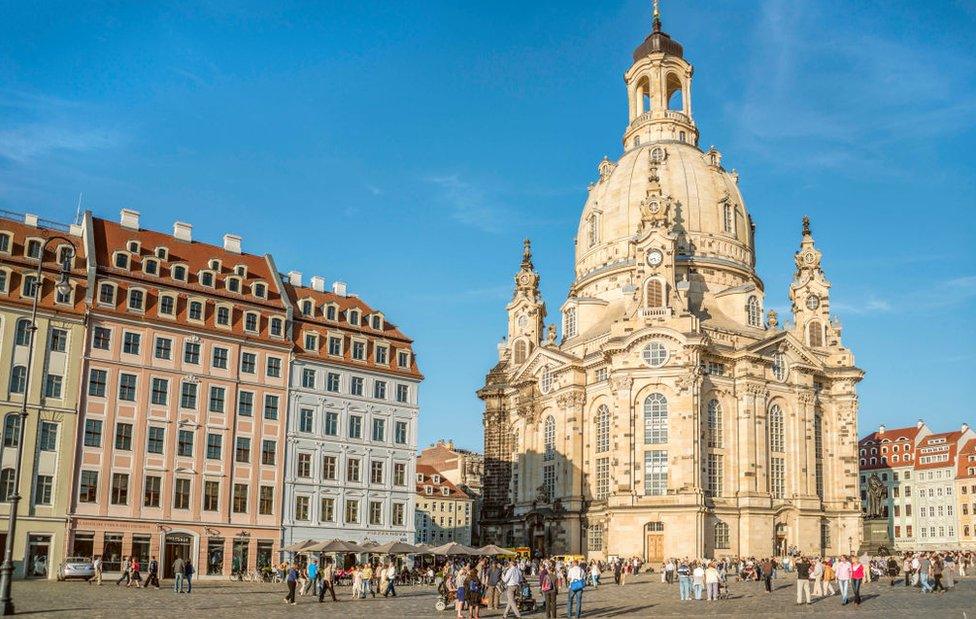 The Dresden Frauenkirche pictured in 2012