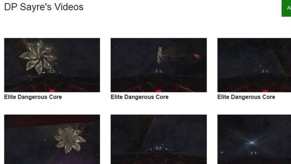 Screengrab of Xbox video page