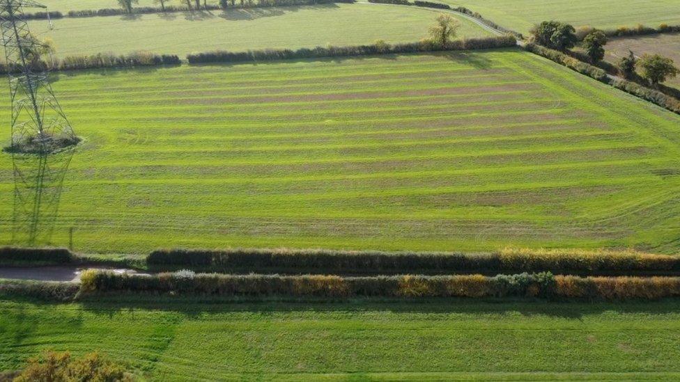 Site of planned new solar farm