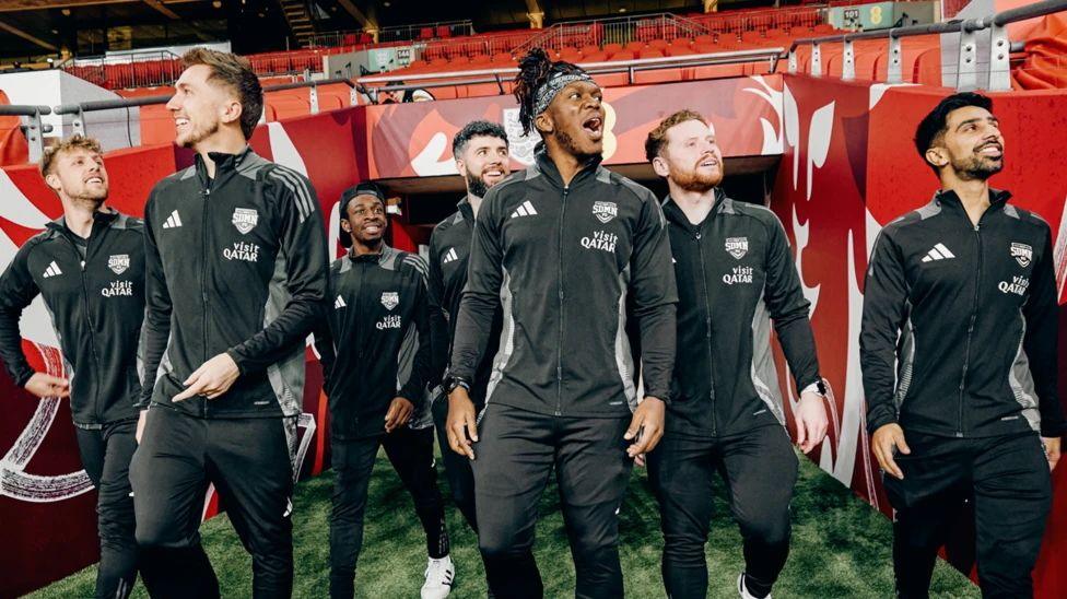 Picture of The Sidemen at Wembley Stadium