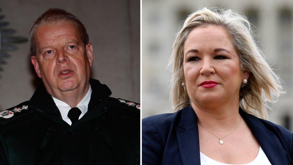 Simon Byrne and Michelle O'Neill