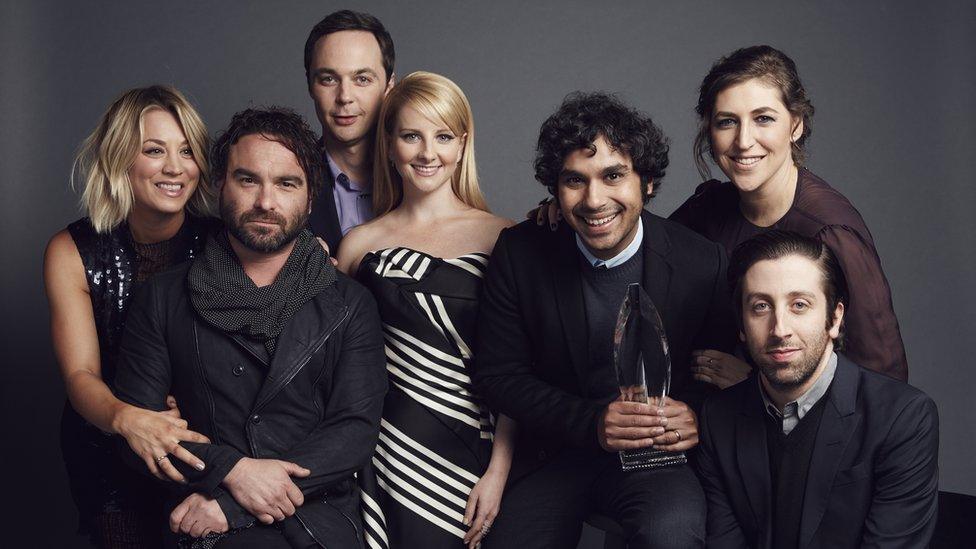 The cast of The Big Bang Theory