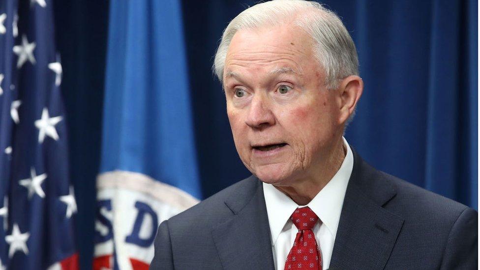 US Attorney General Jeff Sessions