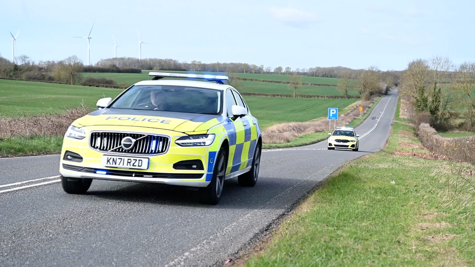 Northamptonshire Police car