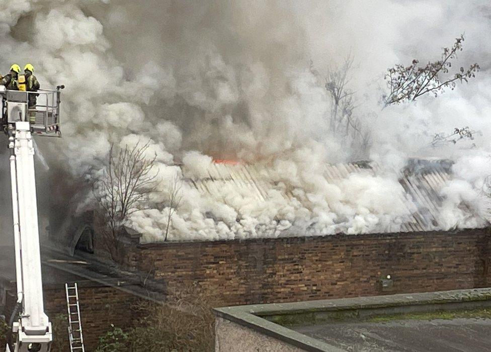 Fire in Rutherglen