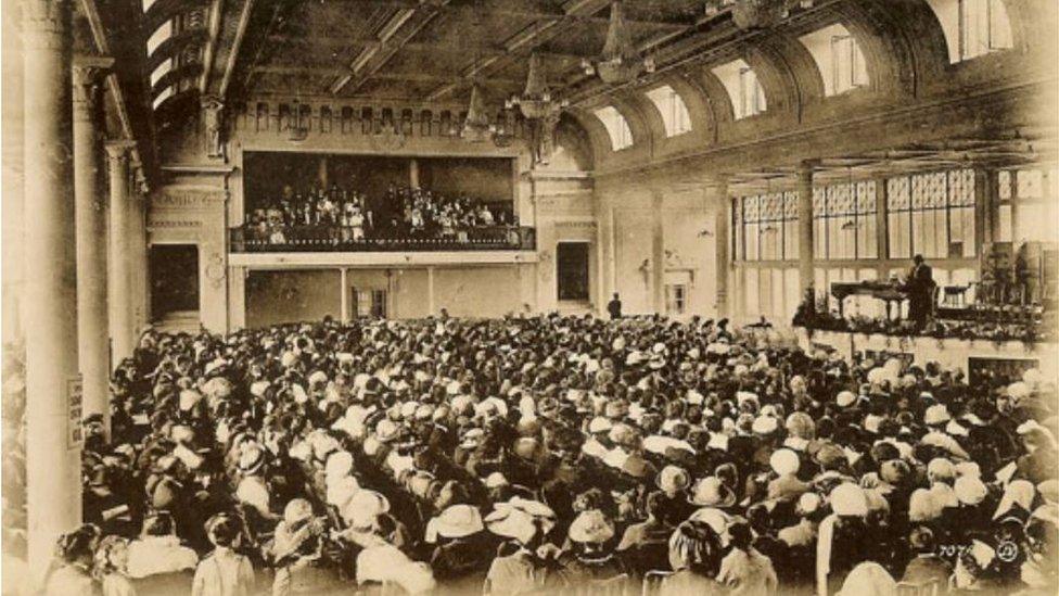 Interior of Winter Gardens 1920s