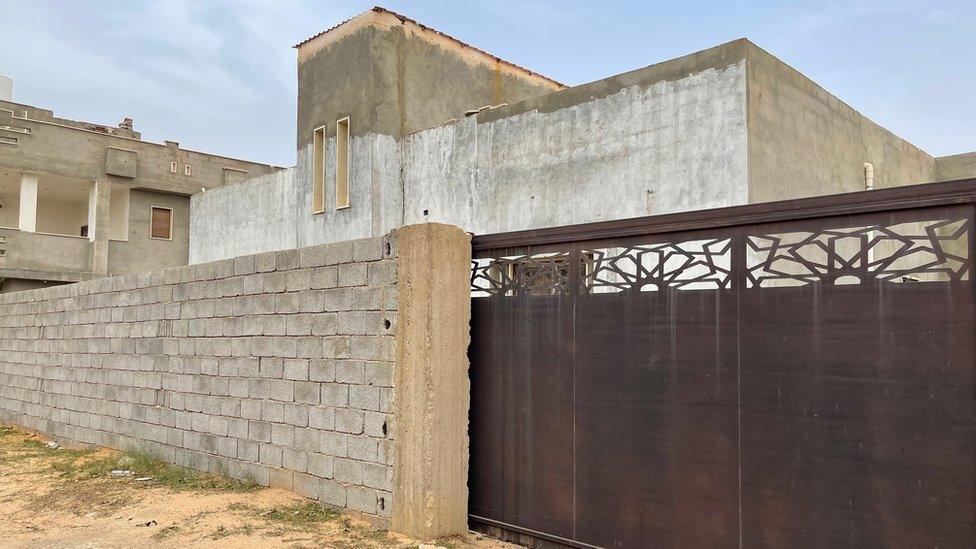 Ramadan Abedi and Samia Tabbal's home on the outskirts of Tripoli