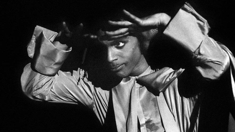 Prince on stage in 1987