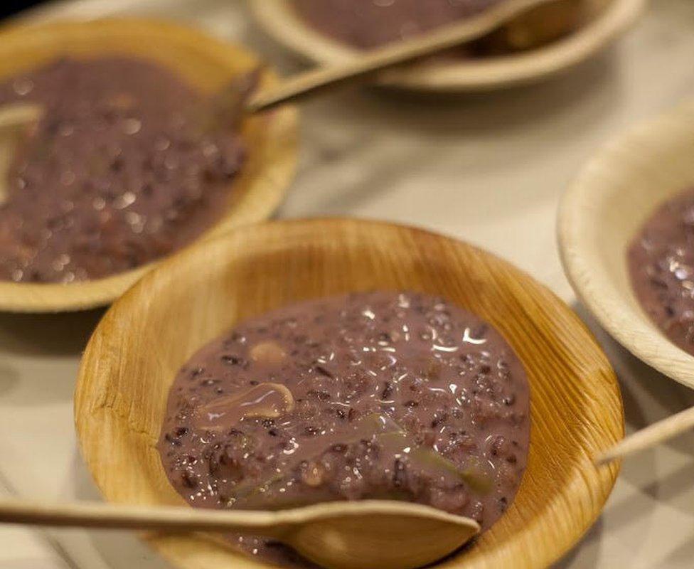 black rice pudding