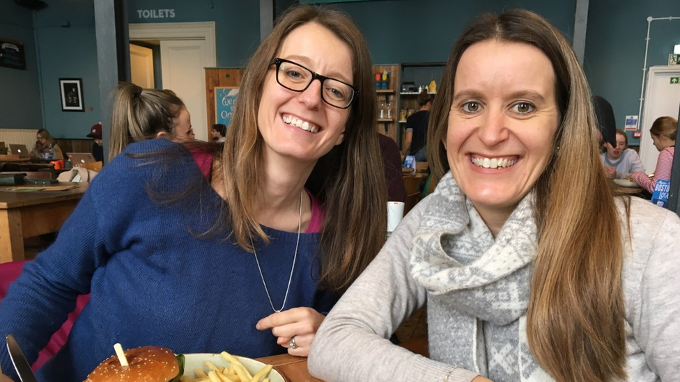 Emma Ross-McNairn and her sister Sarah Davies