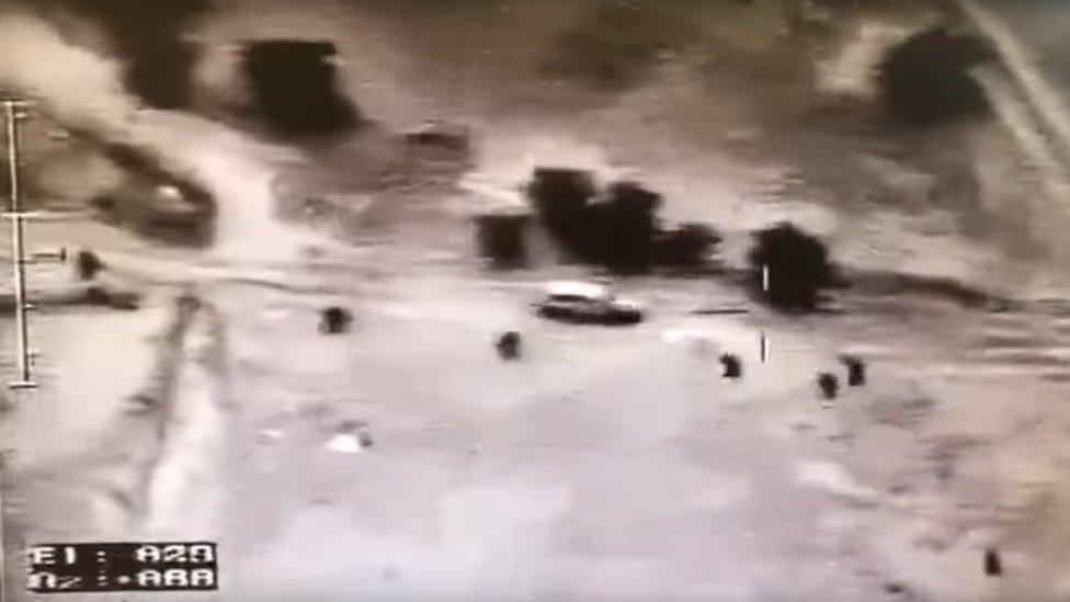 Video footage released by Israel Police showing the incident in Umm al-Hiran (18 January 2017)