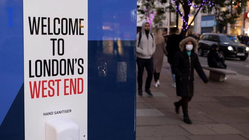 Welcome to London's West End sign