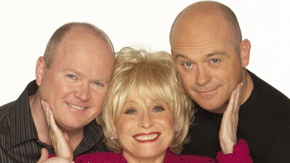 Steve McFadden, Barbara Windsor and Ross Kemp