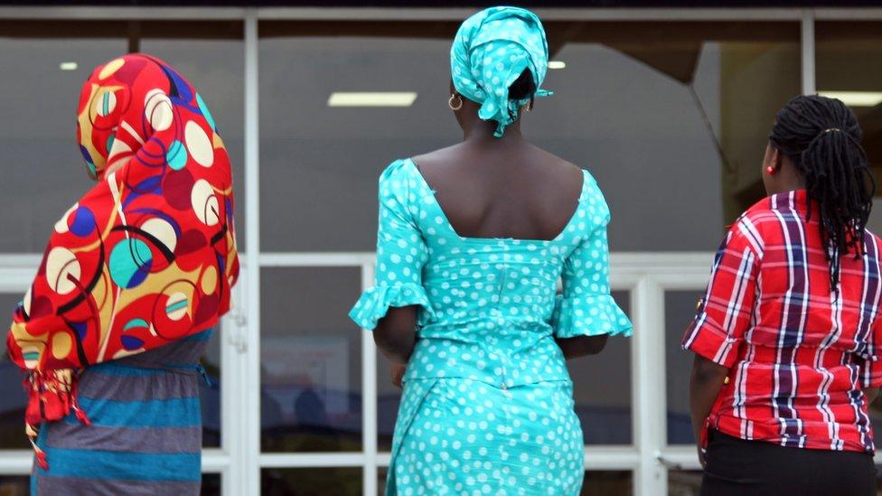 Three teenagers in Nigeria (archive shot)