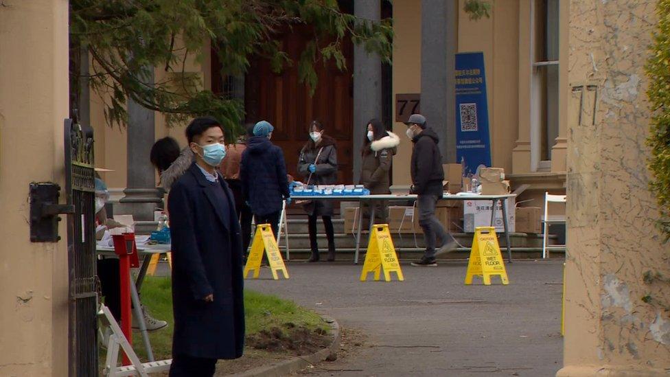 The Chinese Consulate in Belfast has been giving out PPE to Chinese students studying in the city