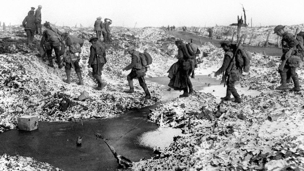 Soldiers at the Battle of the Somme