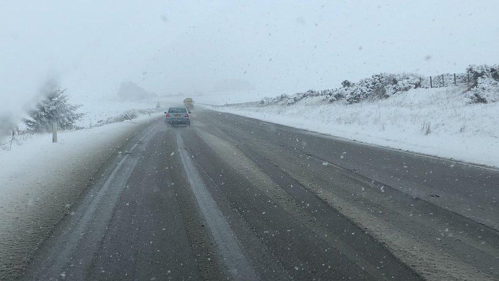 Snow in Aberdeenshire