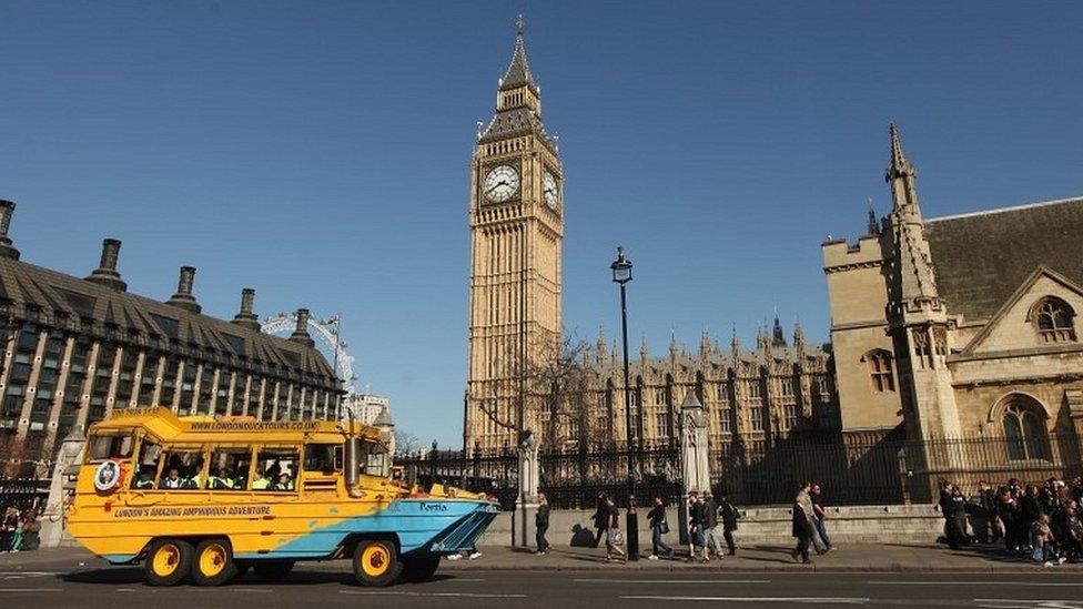 London Duck Tour vehicle