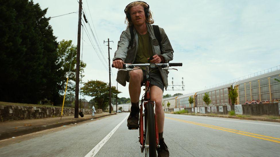 Jesse Plemons stars as Teddy Gatz in director Yorgos Lanthimos' Bugonia