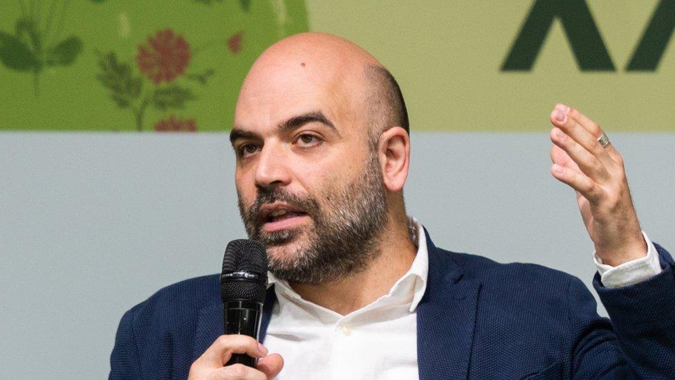 Roberto Saviano won fame for an investigation into the Naples mafia