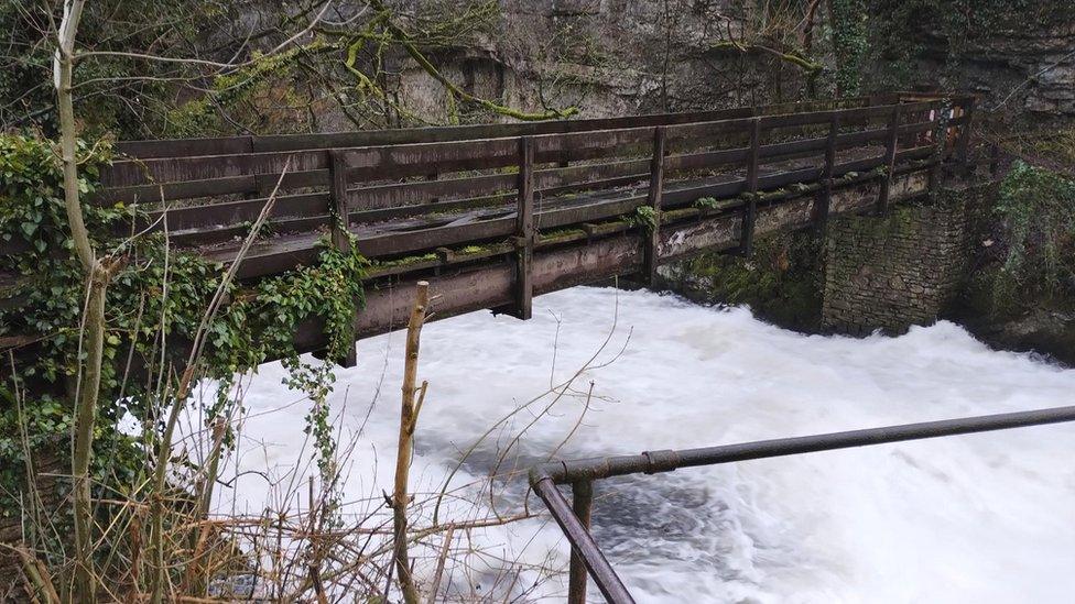 Cressbrook Mill Bridge