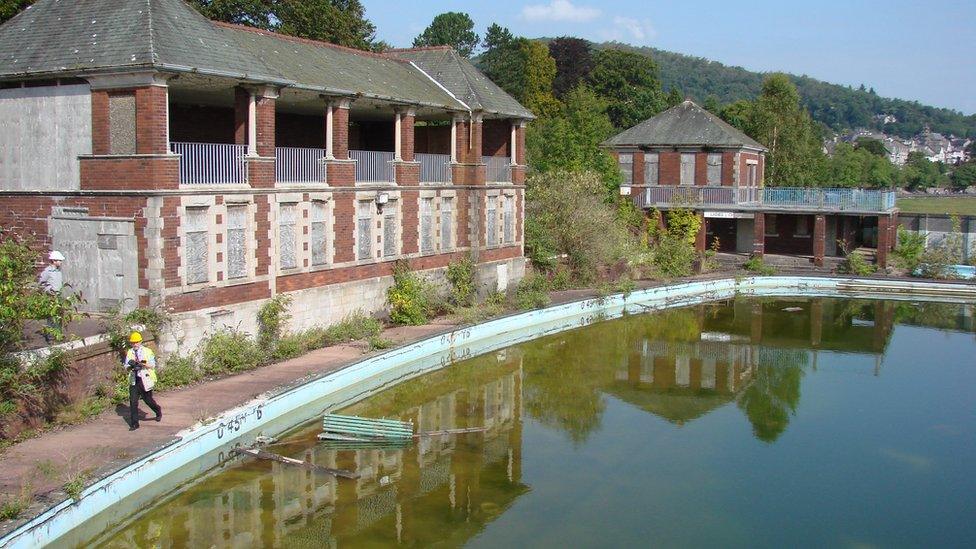 Derelict lido