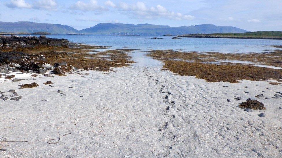 Beach on Ulva