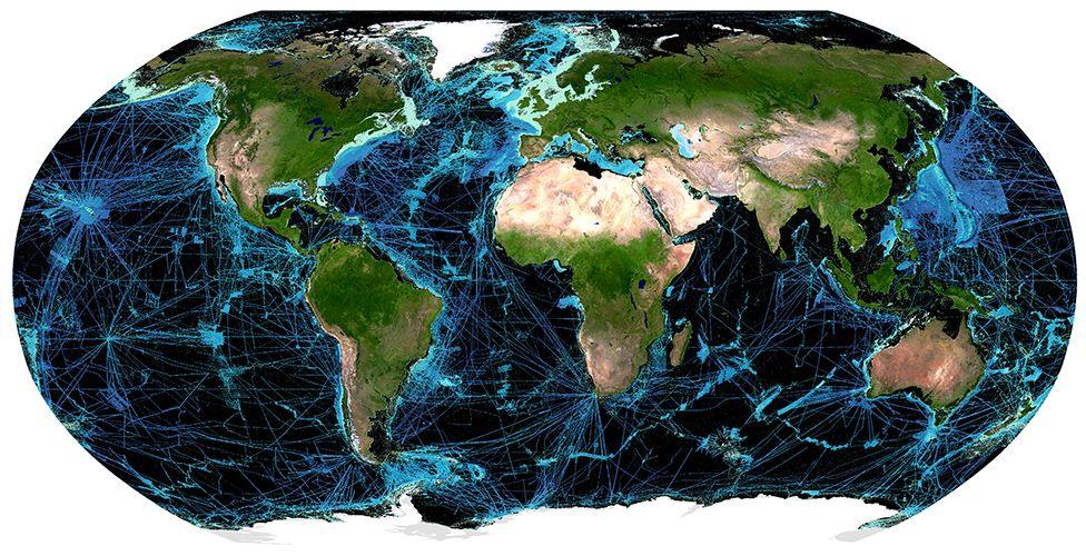 GEBCO seafloor map