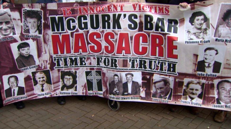 McGurk's bombing banner