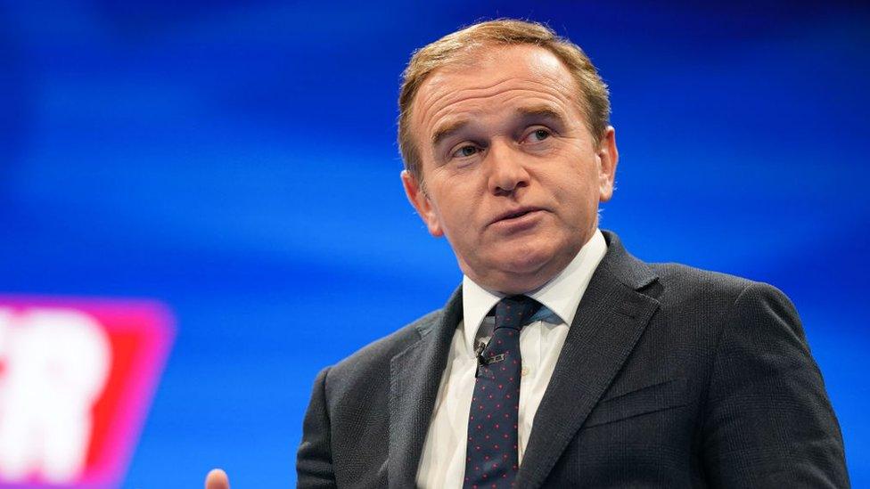 Environment Secretary George Eustice at the Conservatives conference