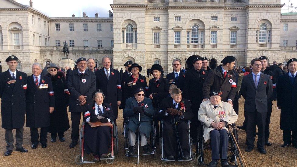 Polish veterans on Horseguards Parade