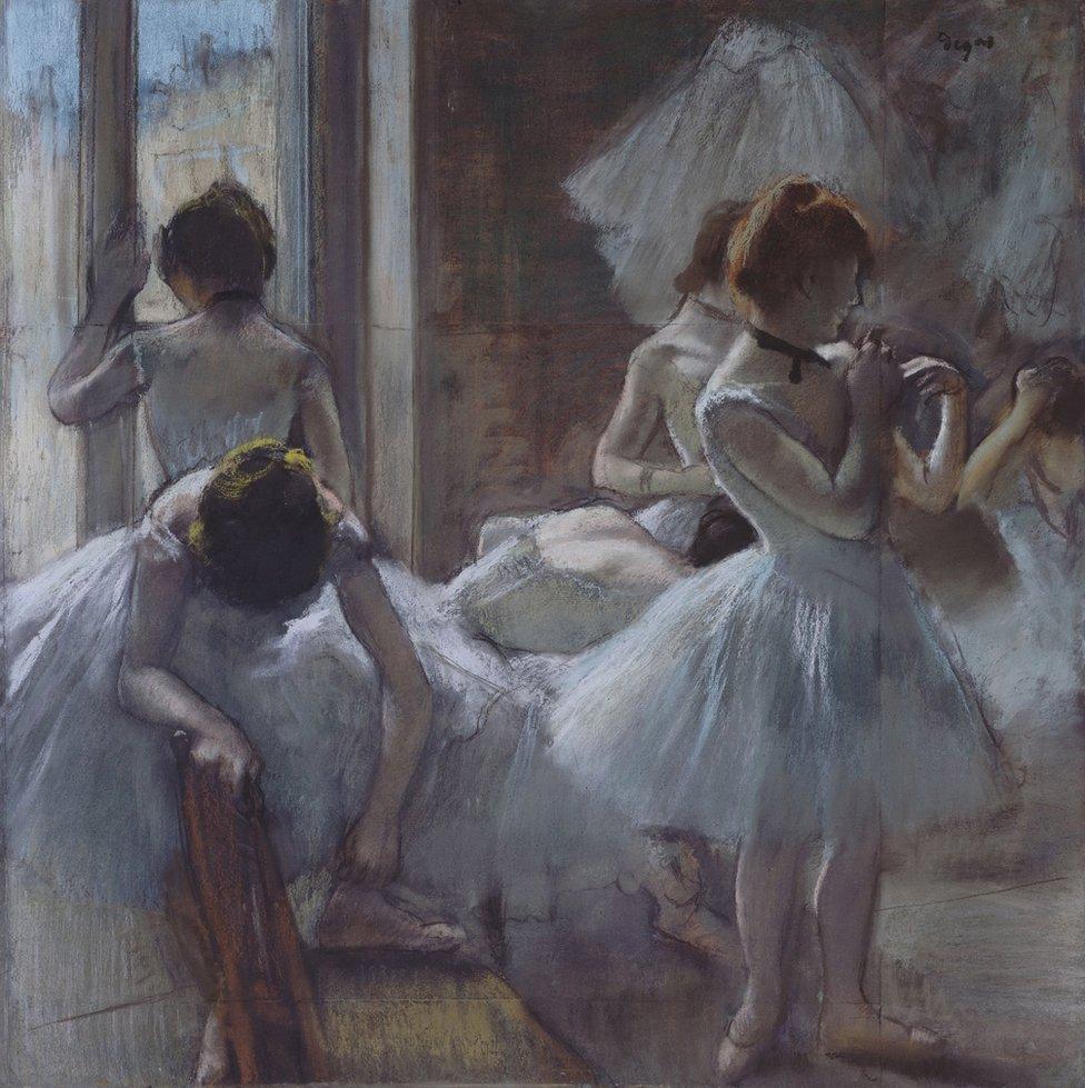 Dancers, 1884-1885 by Degas