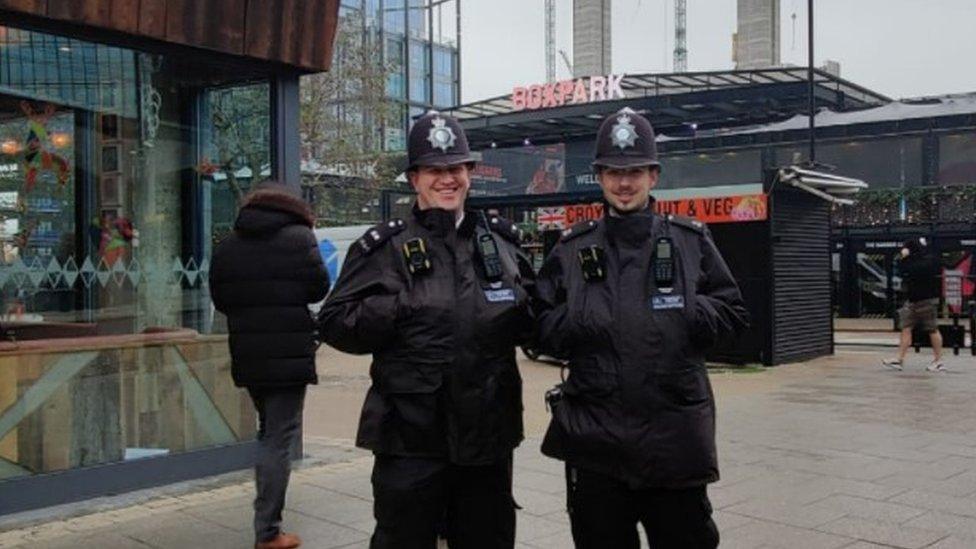 PC Alex Challis and PC Josh C