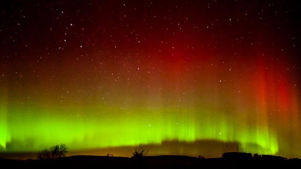 Northern Lights from Milnathort near Kinross