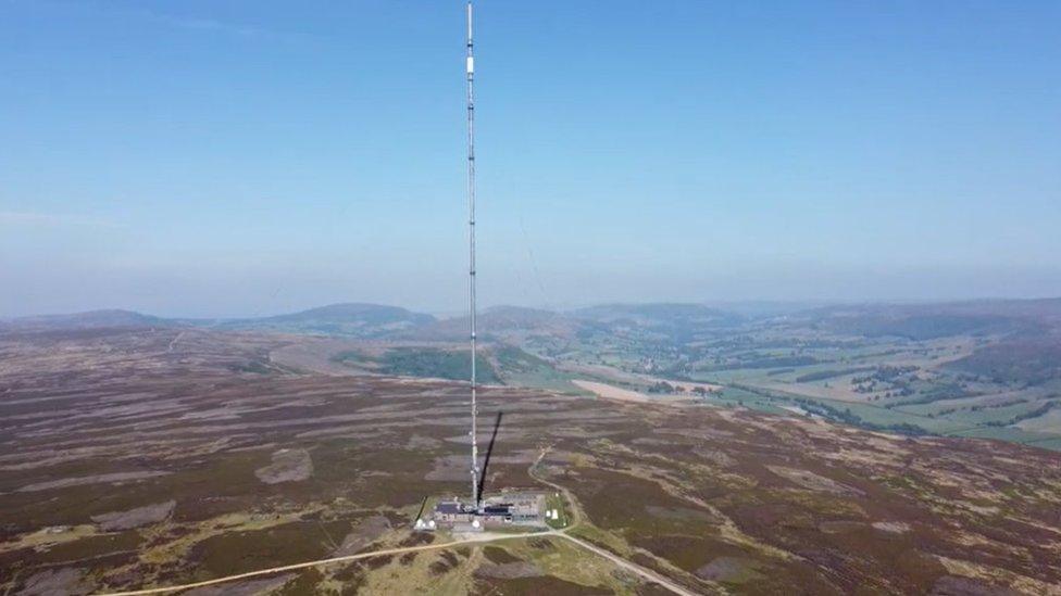 The Bilsdale mast