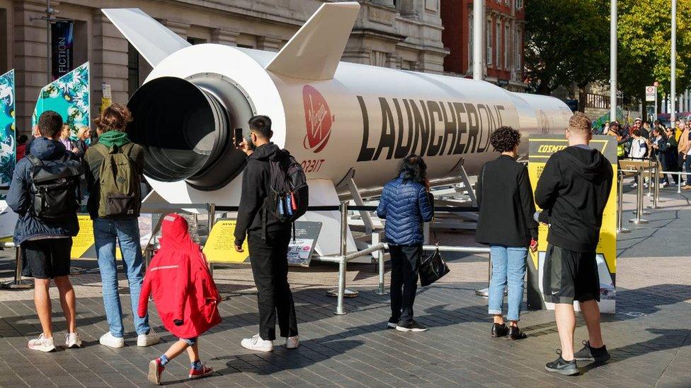 LauncherOne on display