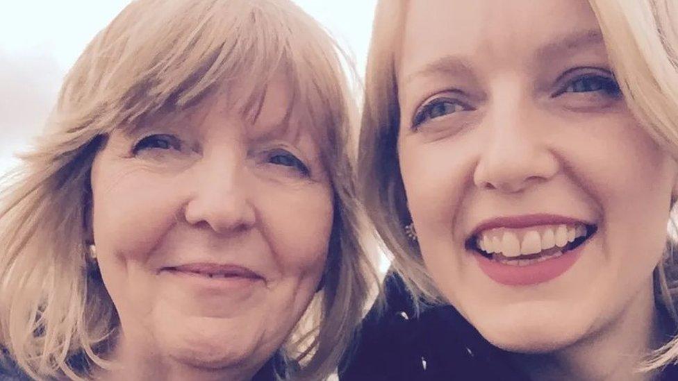 Lauren Laverne and mother Celia