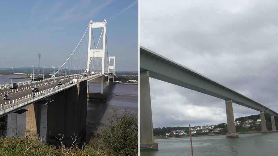 Severn Bridge and Cleddau Bridge