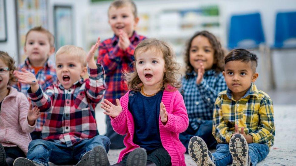 children in a nursery