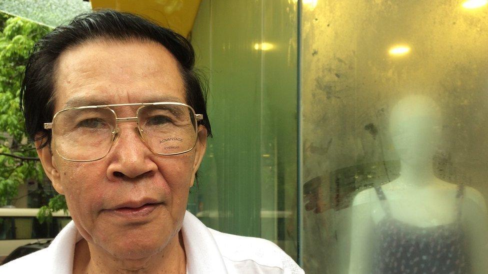 Le Hoang Giang, a former police officer, in Hanoi on 2 September 2015