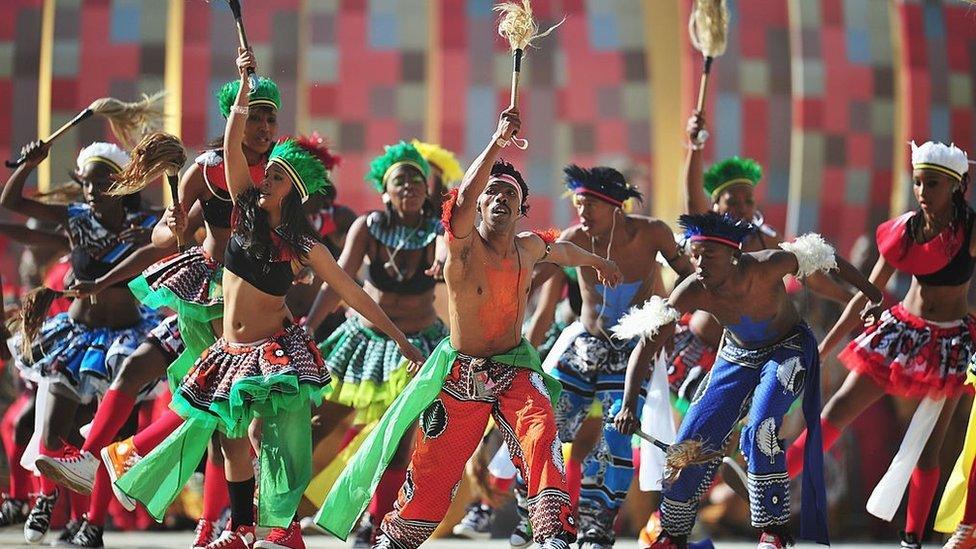 Opening ceremony of 2010 World Cup in Johannesburg