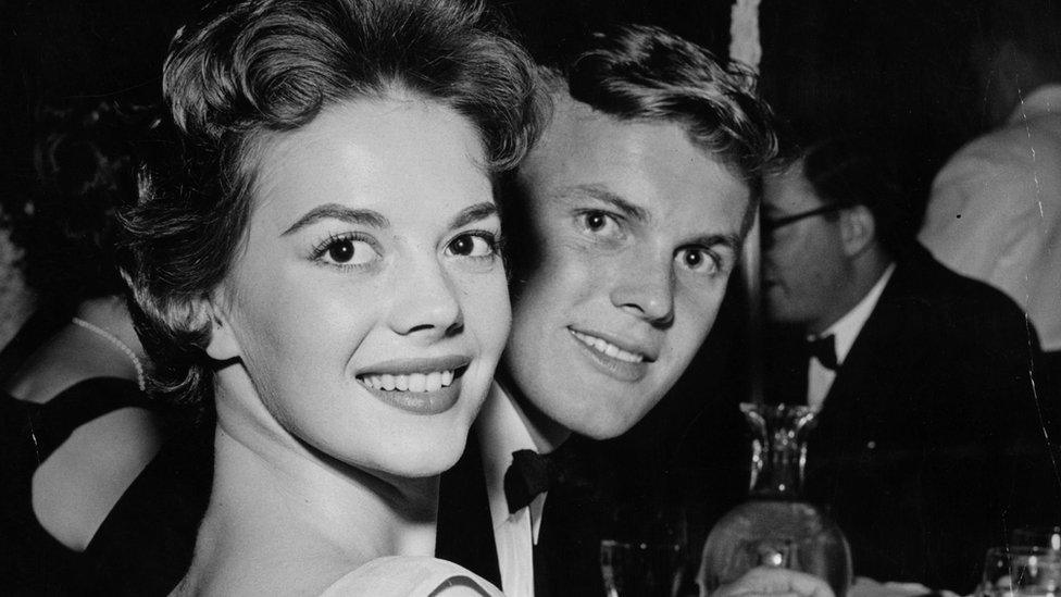 Natalie Wood and Tab Hunter